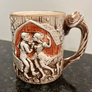 Square Dancing Vintage Mug by Enesco 1978